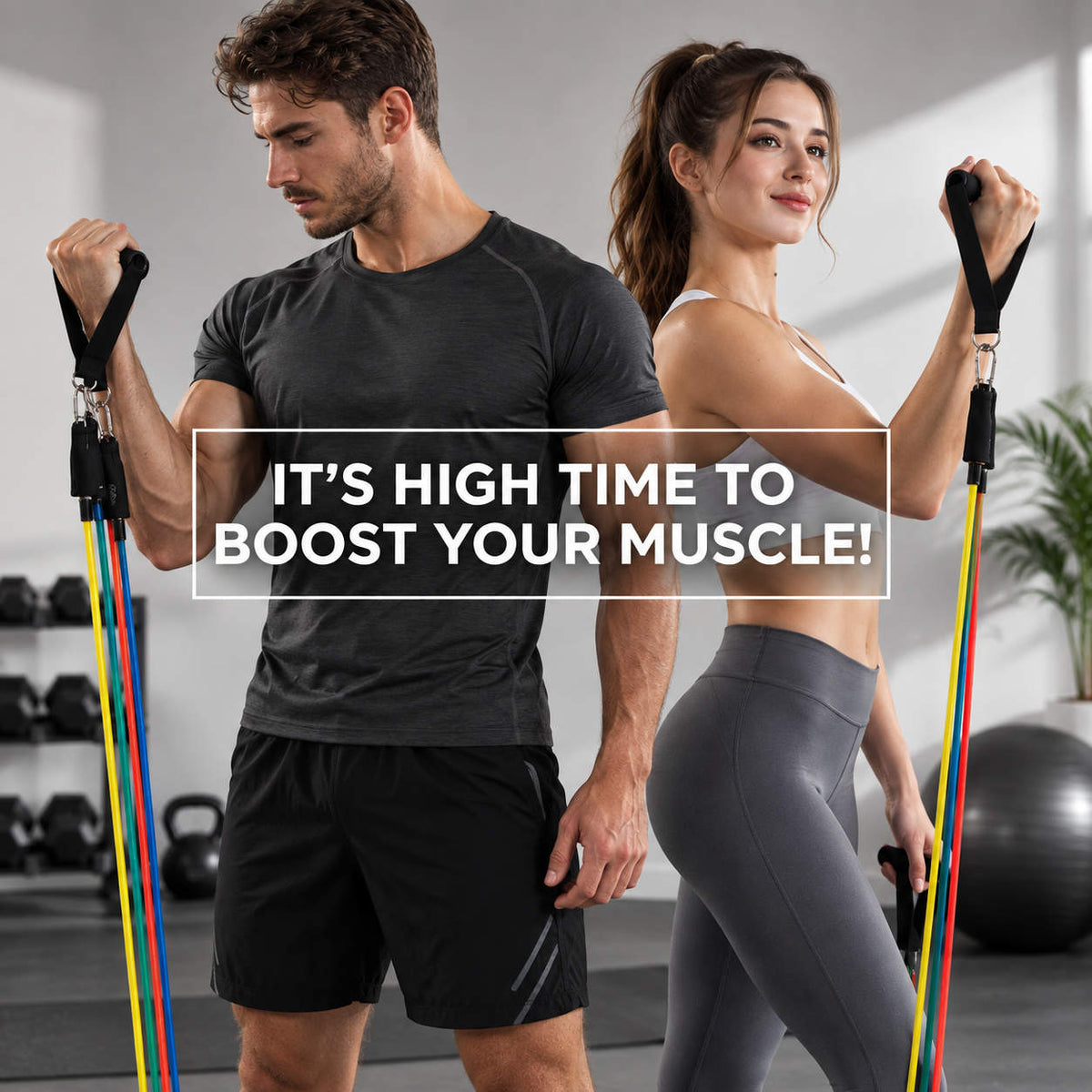 ⏳Time-Limited Special⏰Build Your Dream Body Without a Gym Adjustable Resistance Band Set for Full-Body Training Anywhere