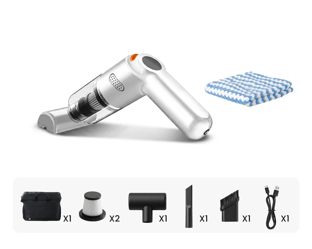 ⏳Time-Limited Special⏰Cordless car vacuum – 10000Pa suction, lightweight, long battery life!🚗💨