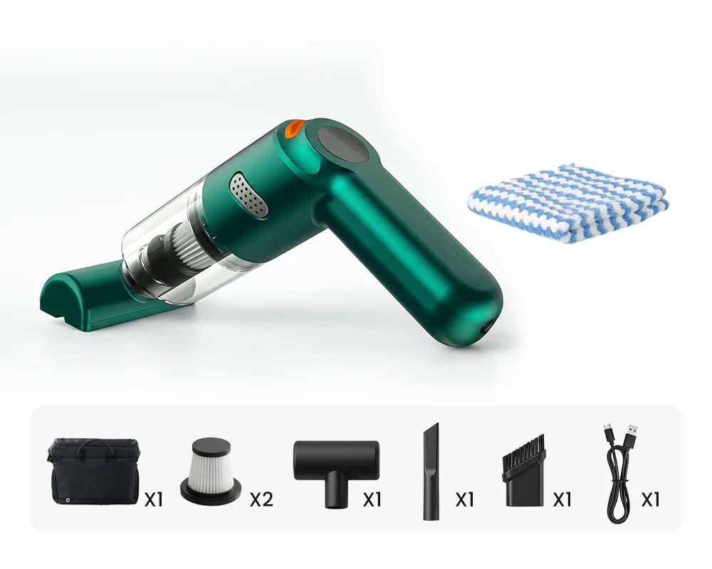 ⏳Time-Limited Special⏰Cordless car vacuum – 10000Pa suction, lightweight, long battery life!🚗💨