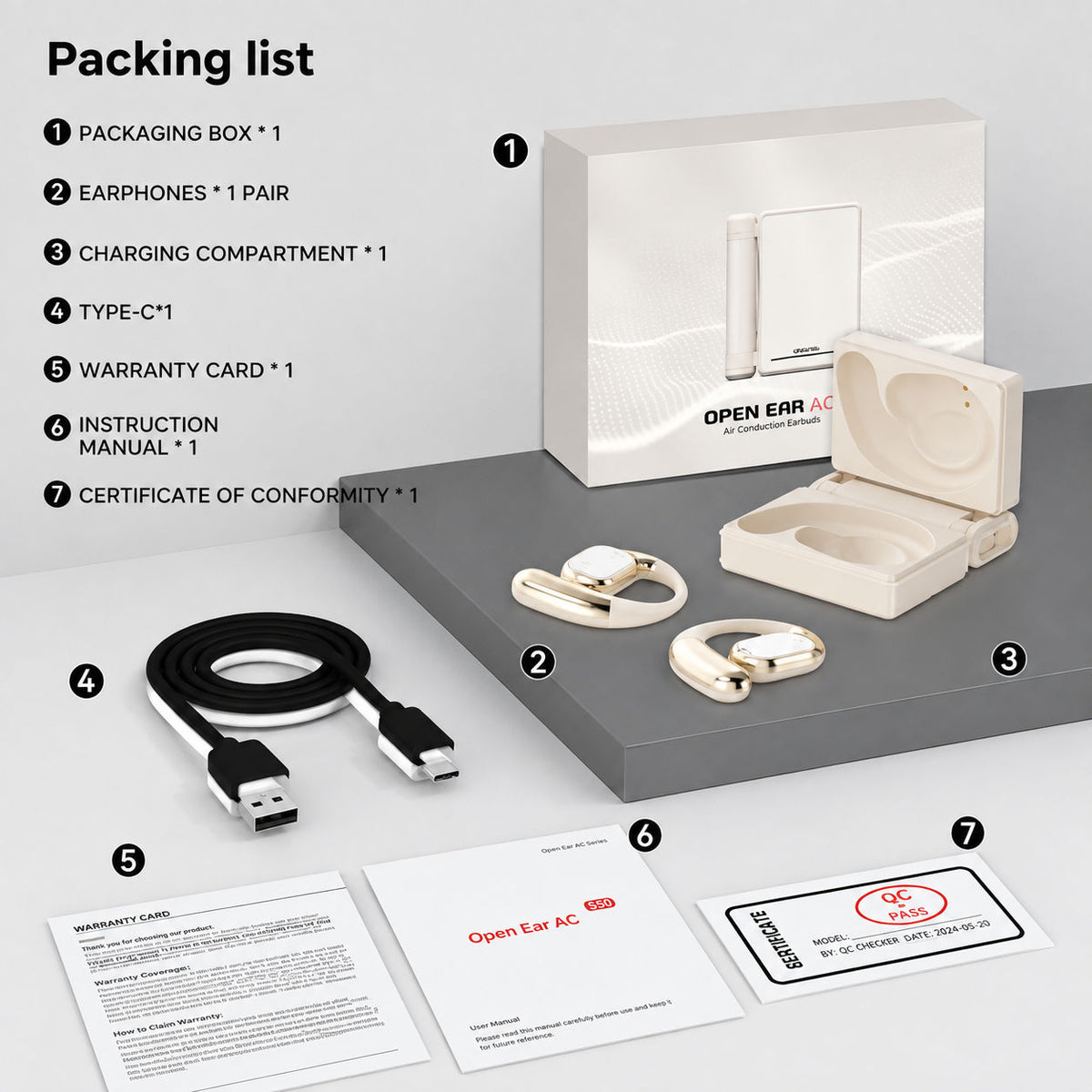 ⏳Time-Limited Special⏰Wireless Noise-Canceling Bluetooth 6.0 Earbuds 🥤, 145-Hour Ultra-Long Battery Life 🥳, IPX5 Waterproof Sports Earphones 🚲