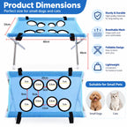 Hands-Free Pet Bathing & Grooming Stand – Foldable 2-in-1 Support Table for Small Dogs & Cats