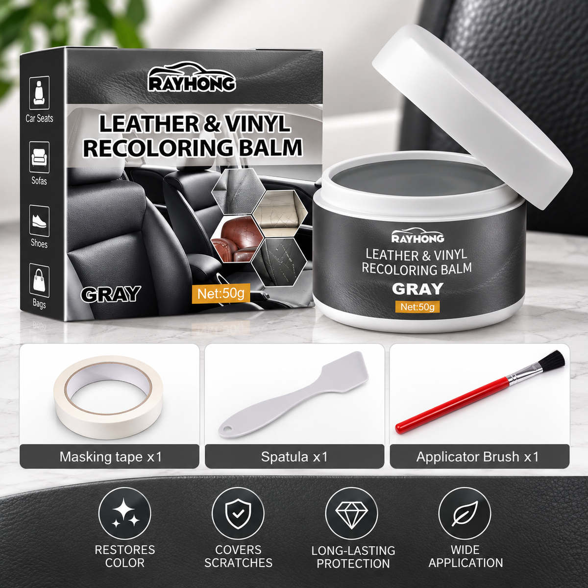 ⏳Time-Limited Special⏰All-Purpose Leather Color Repair Balm｜Premium Leather Restoration Care Cream ✨