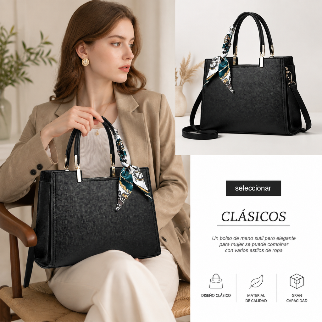 Elegant Women's Tote Bag – Modern Large-Capacity Design with a Premium Look