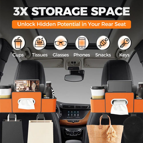 Car Multifunctional Seat Back Waterproof Storage Bag