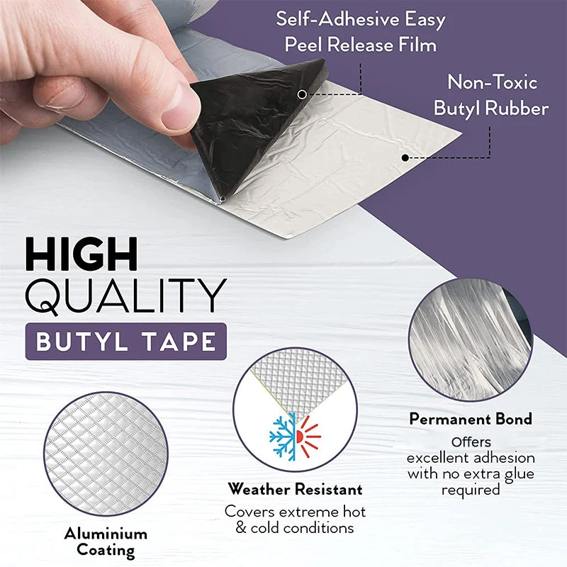 ⏳Time-Limited Special⏰Heavy-duty, waterproof aluminum tape – Immediate repair and sealing of leaks